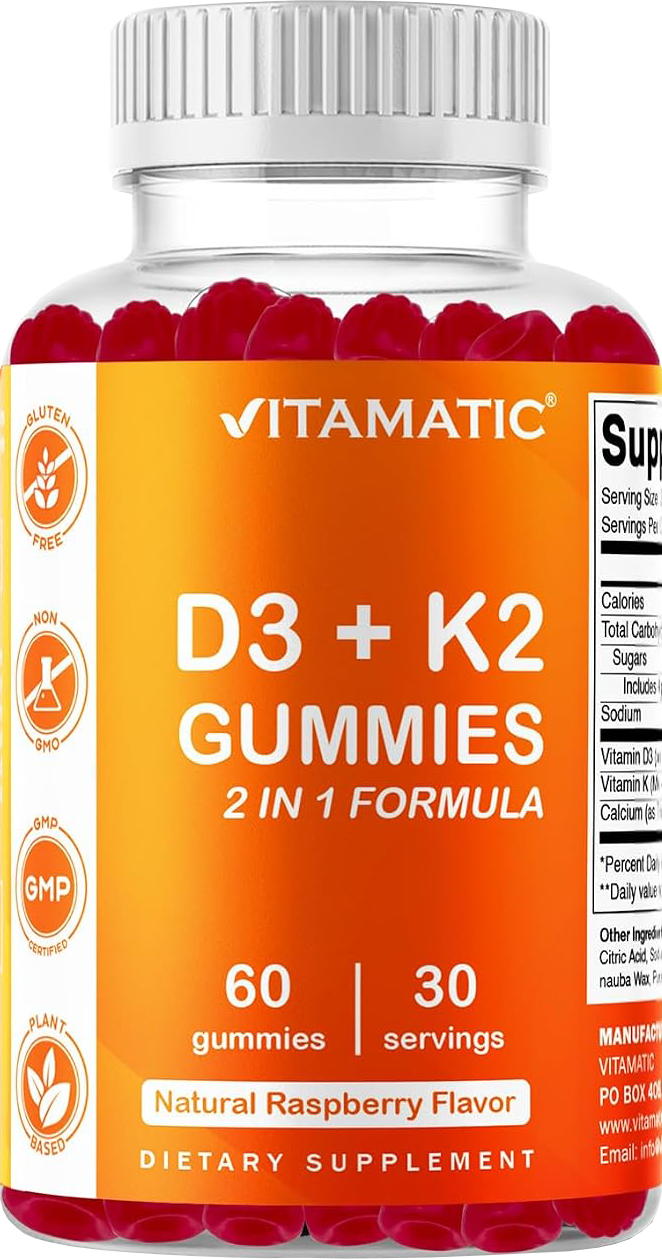 Vitamatic D3 + K2 Gummies