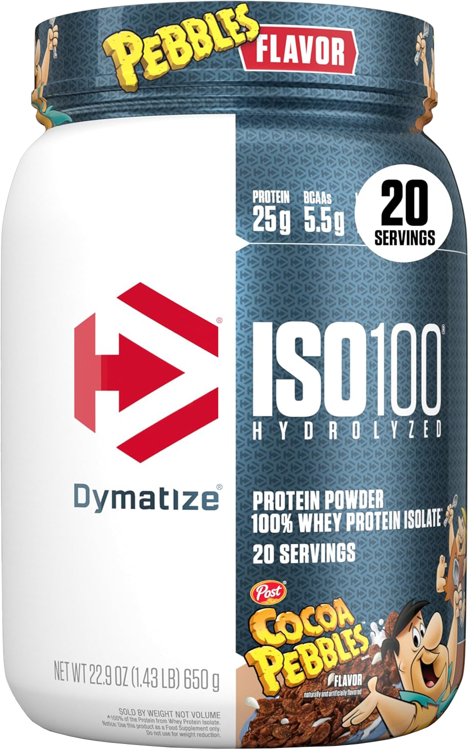 Dymatize ISO100 Cocoa Pebbles protein powder